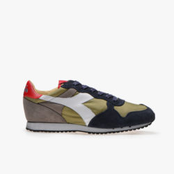 Diadora Heritage 157083 Trident NY S.W. Verde militare Blu La Griffe calzature