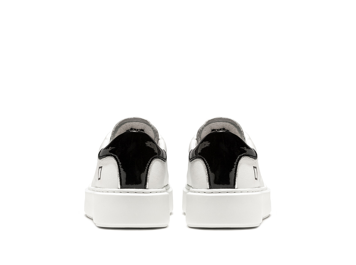 D.A.T.E art. SFERA CALF WHITE BLACK – La Griffe calzature